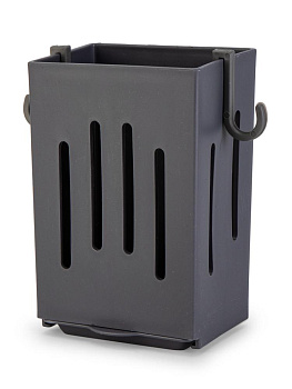 Подставка для столовых приборов 8,5х6х12,8см серый пластик 000000000001228328