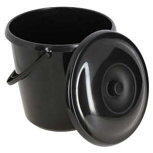 Ведро "Соло" хозяйственное 10л с крышкой С462К 000000000001013357