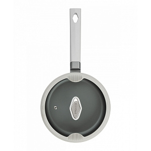 Сковорода с крышкой 20см DE'NASTIA глубокая силикон серый алюминий 000000000001223612