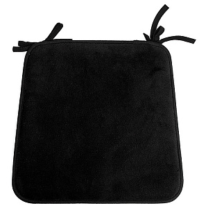 Подушка на стул 40x35x38см DE'NASTIA мемори чёрный полиэстер 000000000001203396