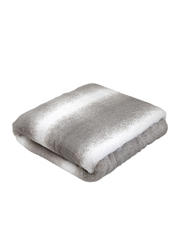 Плед меховой DE'NASTIA Кролик 200х220см 100%Полиэстер серый T040124 000000000001193003