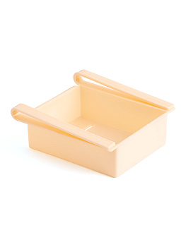 Органайзер для холодильника 15x16x5см персиковый пластик 000000000001214201