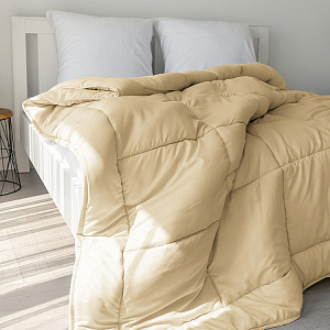 Одеяло-покрывало 1,5-спальное 140x205см DE'NASTIA желтый полиэстер 000000000001219106