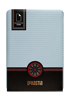 Пододеяльник 200х220см DE'NASTIA голубой сатин-страйп 3мм хлопок-100% 000000000001215570