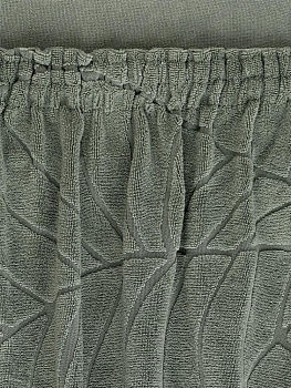 Чехол на стул 43x43x61см LUCKY Листья зеленый 97% полиэстер 3% эластан 000000000001212448