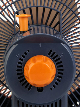 Вентилятор напольный102х25см 220В 35Вт 2скорости режим поворота регулировка наклона регулировка высоты синий пластик/железо с гальваническим покрытием 000000000001227272