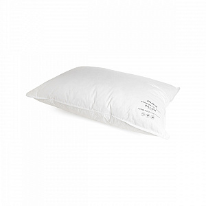 Подушка 50x70см DE'NASTIA белый верх: хлопок, наполнитель: гусиный пух/перо, полиэстровое волокно 350г 000000000001226082