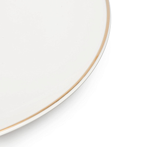 Набор чайный 4 предмета Классик с золотом в подарочной упаковке фарфор 000000000001219688