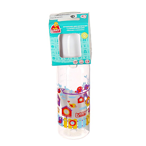 Бутылочка с соской от 0 месяцев Малыши и малышки Lubby, 240 -250мл 000000000001135392