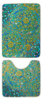 Комплект ковриков Shangri la 2шт (70х50,50х50) Цифровая фото-печать Микрополиэстер "KECE" DR-61003 000000000001199947