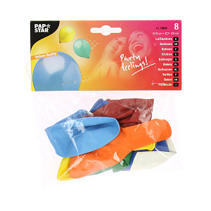 Набор воздушных шаров Pap Star, 32 см, 8 шт. 000000000001142504