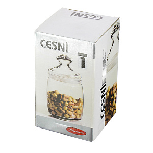 CESNI Банка для сыпучих продуктов 920мл PASABAHCE стекло 97560 000000000001059003