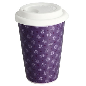 Кружка заварочная 350мл WELLBERG силиконовая крышка фарфор 000000000001154650