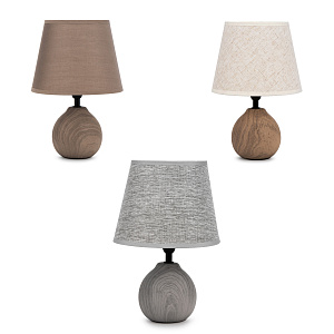 Светильник 29,5см дерево серый 000000000001216446