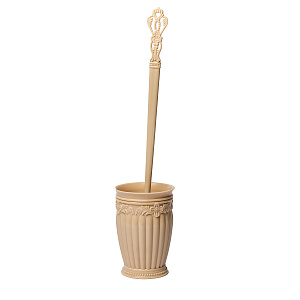 Ерш для унитаза Тренд Прованс с подставкой бежевый пластик 000000000001215718