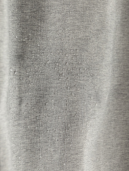 Шторка для ванной 200x200см DE'NASTIA Nature водоотталкивающая светло-серый лён/полиэстер 000000000001226768