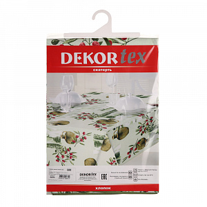 Скатерть DekorTex, 100х140 см, хлопок 000000000001126438