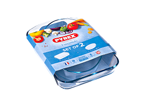 Набор форм для запекания 2шт 23х15см/28х20см PYREX стекло 000000000001201233