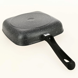 Сковорода Гриль 26х26см VARI Классическая каменная антипригарное покрытие алюминий 000000000001203534