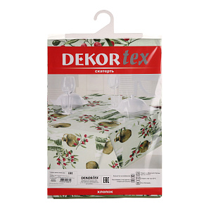 Скатерть DekorTex, 100х140 см, хлопок 000000000001126438
