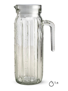 Кувшин 1л GARBO GLASS кактус стекло 000000000001227426