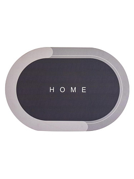 Коврик для ванной 60х40см овальный с принтом в ассортименте силикон 000000000001229197