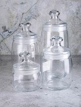 CESNI Банка для сыпучих продуктов 1,5л PASABAHCE стекло 000000000001057895