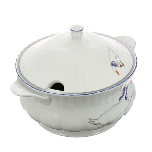 Столовый сервиз Гуси Porcelaine Czech Gold Hands, 26 предметов 000000000001136311