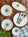 Салатник 18см TULU PORSELEN Galaxy milky/mint фарфор 000000000001212290