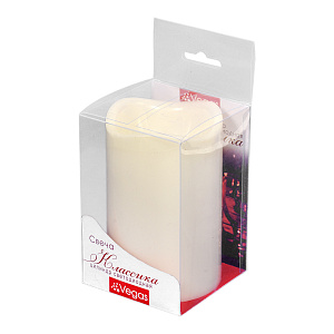 VEGAS Свеча светодная классика 7,5*11,5см 55051 000000000001180326