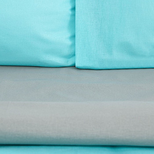 Комплект постельного белья 1,5-спальный ЭТЕЛЬ Happy morning пододеяльник143х215см простынь150х214см наволочки50х70см-2шт голубой поплин хлопок 000000000001210732