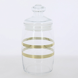 Банка для сыпучих продуктов 1,1л ПРОМСИЗ Лоза стекло 000000000001190650