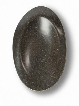Блюдо овальное 28,4х14,9см DE'NASTIA Wabi графит керамика 000000000001231339