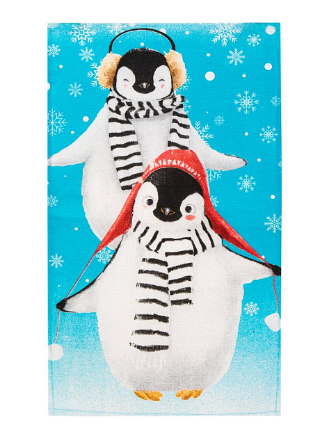 Полотенце кухонное 35х60см Новый год 150гр в ассортименте рогожка хлопок 000000000001229038