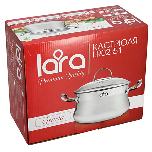 Кастрюля Gracia Lara, 18x10 см, 2.5л 000000000001134950