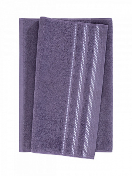 Набор махровых полотенец LUCKY 450gsm 50x90 (2шт) 100% Хлопок темно-синий/темно-серый D100402 000000000001227642