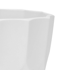 Кашпо Chic 9,5х8,5см белый пластик 000000000001222043