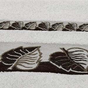 Пол-це 50х90 Лепестки Белый,хл100%,пл400 000000000001188129