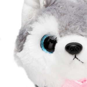 Игрушка мягкая 22±2см собака хаски полиэстер 000000000001224829