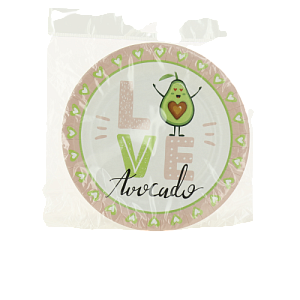 Набор бумажных тарелок 6шт D180мм ND PLAY Авокадо1 000000000001207152