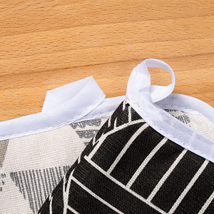 Набор Доляна, варежка+прихватка Тренд черн,100%пэ, рогожка 200 гр/м   3580546 000000000001185434