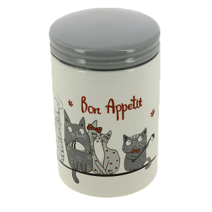 Банка для сыпучих продуктов 850мл ELRINGTON КОТЫ-ПОВАРЯТА с крышкой ПУ керамика 000000000001206063