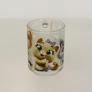 Кружка 250мл ND PLAY 44 Котенка матовая стекло 000000000001193215