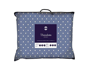 Подушка 70х70см Theodora филлфайбер/тик 118384 000000000001202491