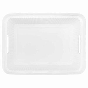 Ящик 13л 38х27х14,4см ECONOVA VELVET белый пластик 000000000001223394