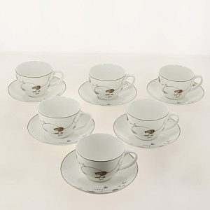 Набор чайный 12 предметов 300мл BALSFORD ЛАТОНА ПЕРСИЯ 6 чашек + б блюдец подарочная упаковка фарфор 104-03127 000000000001204611