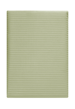 Пододеяльник 175х210см DE'NASTIA светло-зеленый сатин-страйп 3мм хлопок-100% 000000000001215566