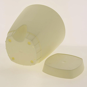 Горшок для цветов AMSTERDAM D 250 с прикорневым поливом 8 л Сливочный ING6202СЛ 000000000001191650