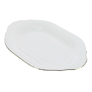 Овальное блюдо Золотая отводка Porcelaine Czech Gold Hands, 39 см 000000000001136243