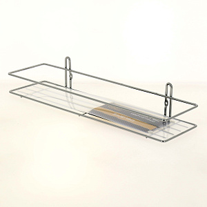 Полка прямая 40х11х7см 1 ярус, хромSWR-021 000000000001181571
